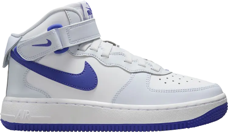 

Кроссовки Air Force 1 Mid EasyOn SE GS 'Football Grey Persian Violet', серый
