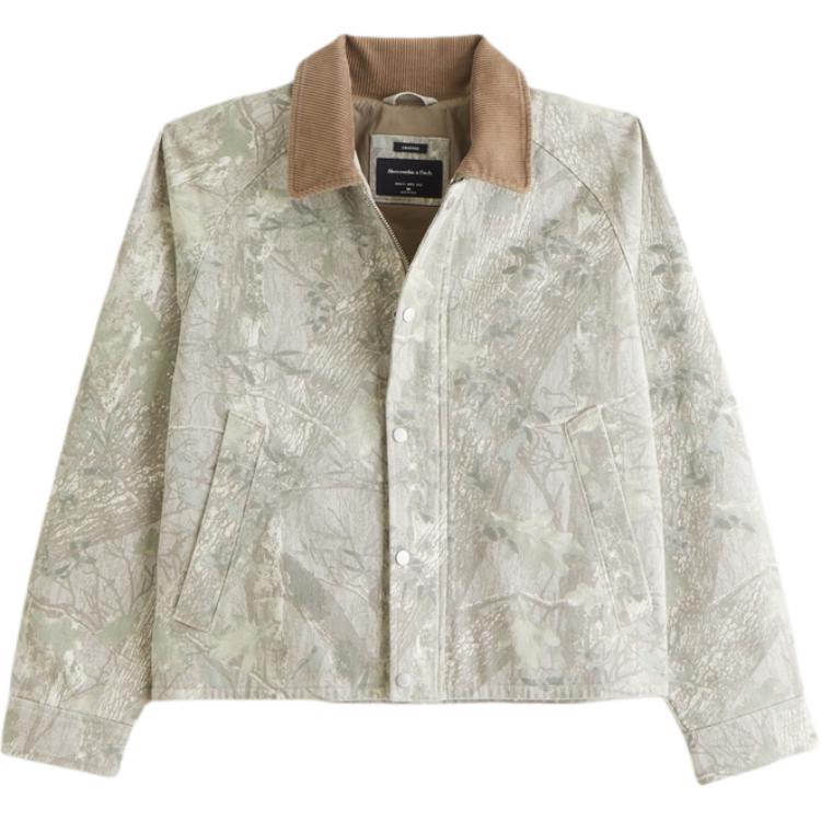 

Куртка мужская Abercrombie＆Fitch, серый камуфляж