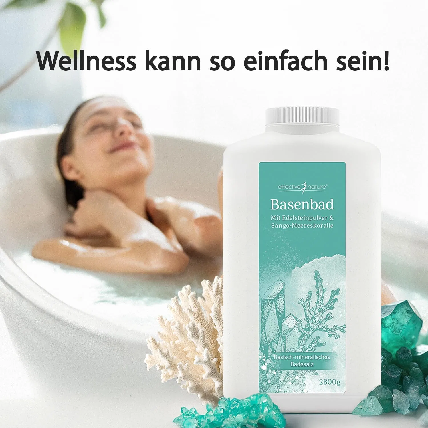 Соль для ванн «Base Bath» с кораллами санго от effective nature Effective Nature — фото 2