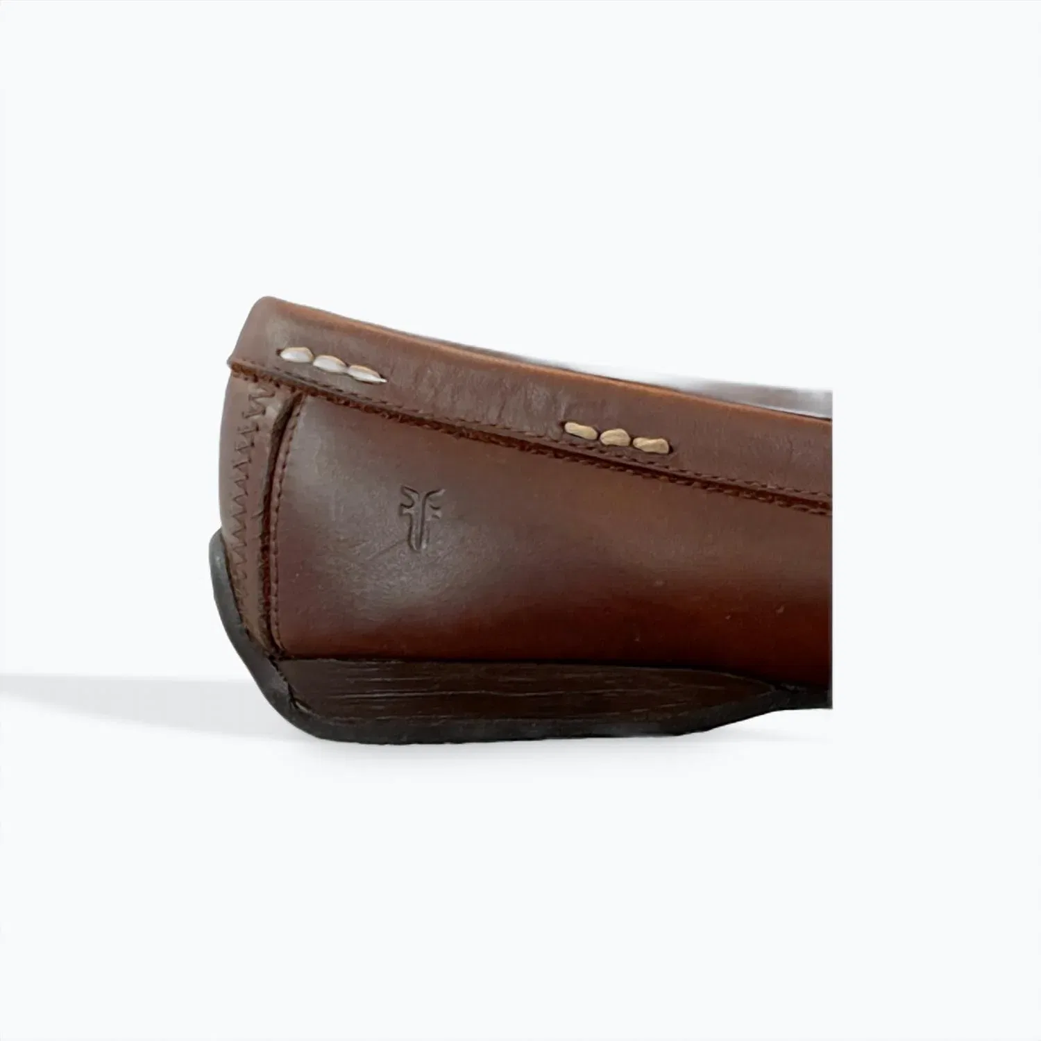Frye Мужские мокасины Lewis Venetian Driving Moccasin цвета коньяка — фото 2