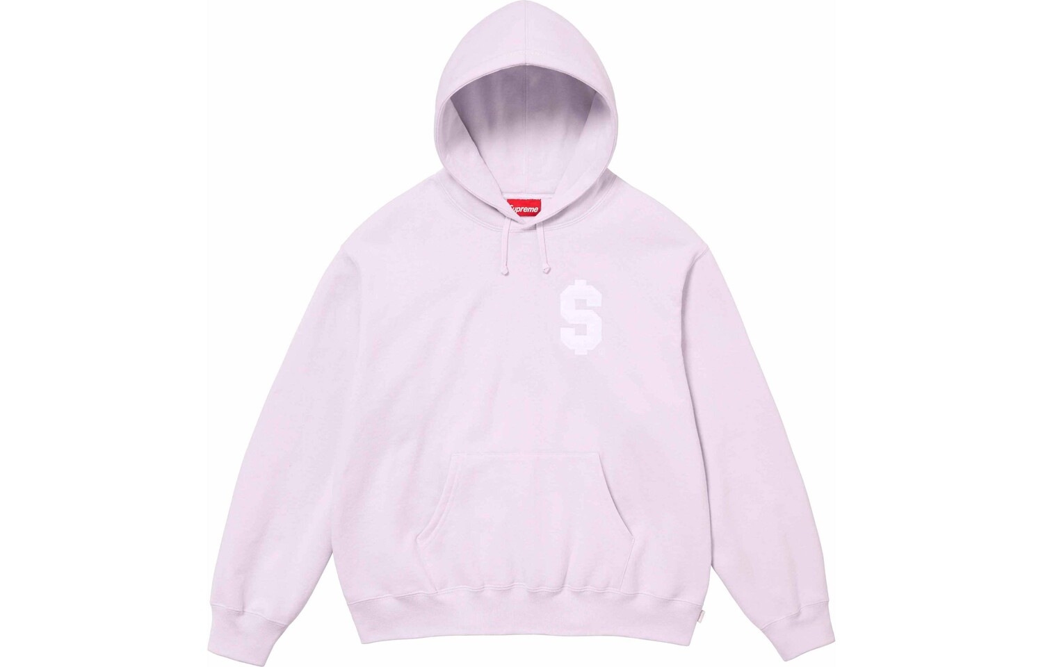 SS24 Толстовка унисекс Supreme, светло-фиолетовый — фото 4