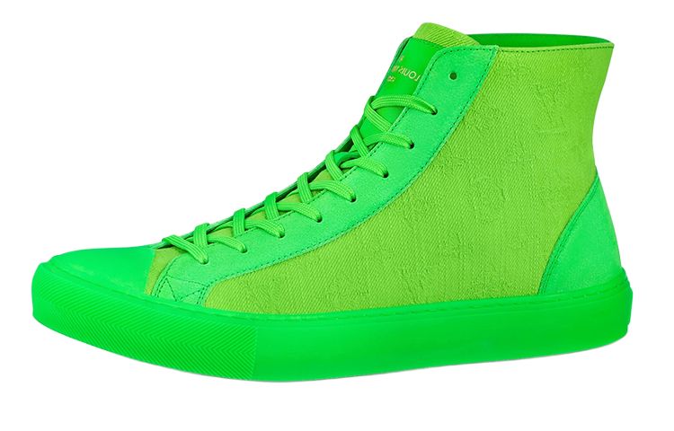 

Кроссовки для скейтбординга мужские high top LOUIS VUITTON, зеленый
