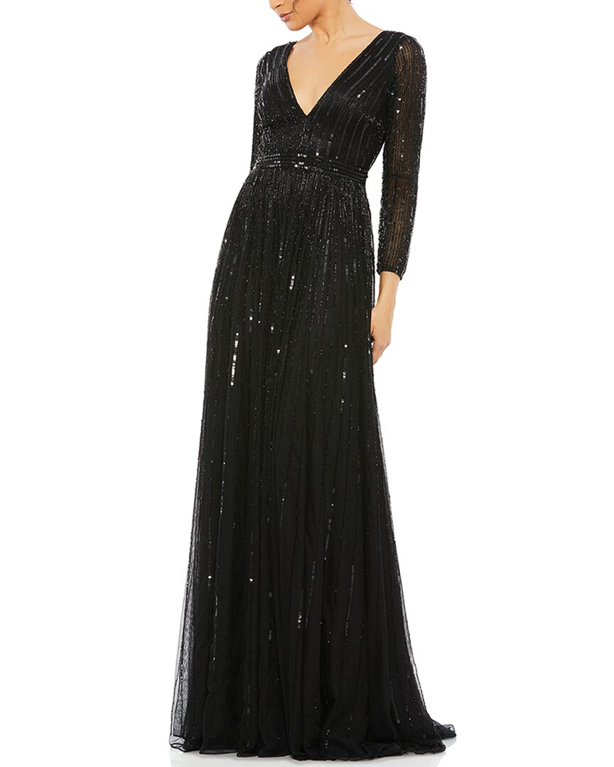 

Платье Mac Duggal А-силуэта, черный