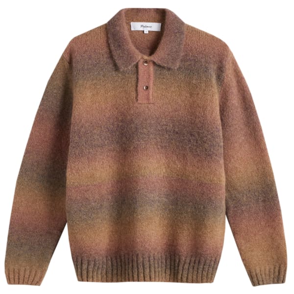 

Поло из альпаки с длинными рукавами Palmes, коричневый