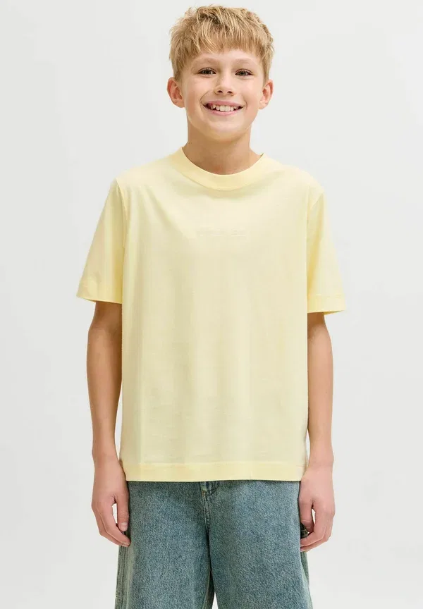 Футболка базовая Junior Jack & Jones Junior, пастельно-желтый — фото 2