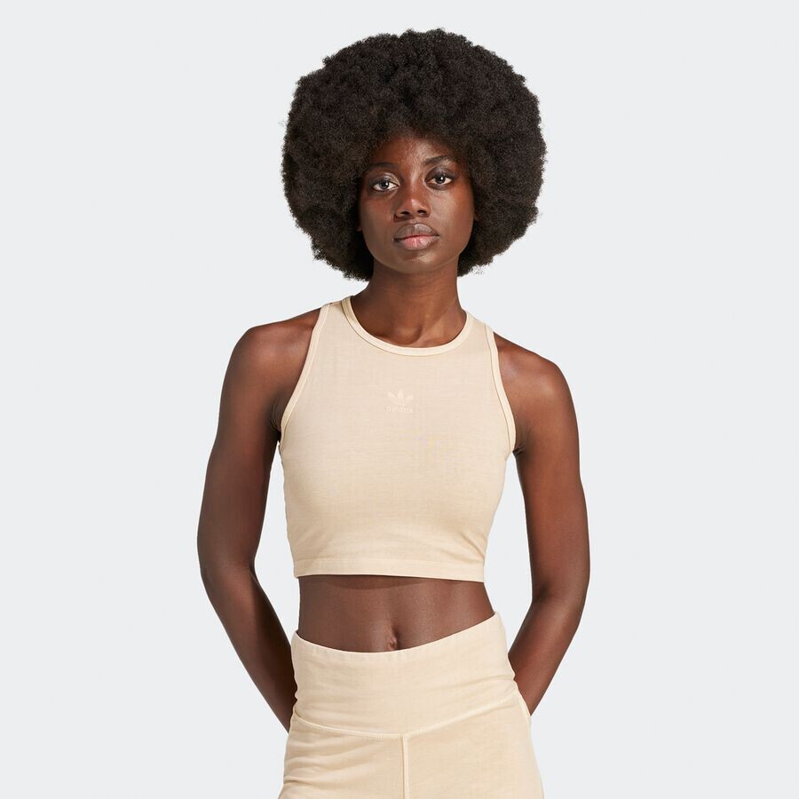 

Майка Essentials Plus Crop Tank adidas Originals, цвет magic beige