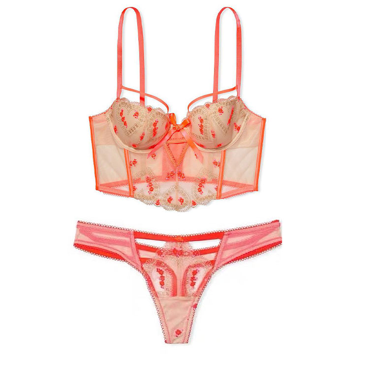 

Комплект нижнего белья Victoria's Secret оранжевый