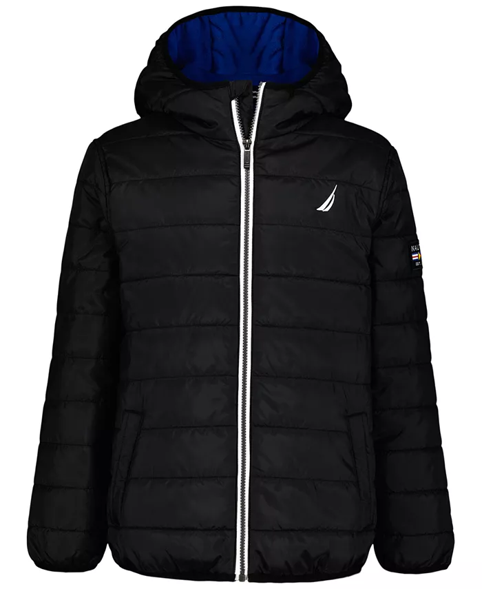 

Мальчиковая куртка с длинными рукавами средней плотности для возраста 8-20 лет Nautica, черный