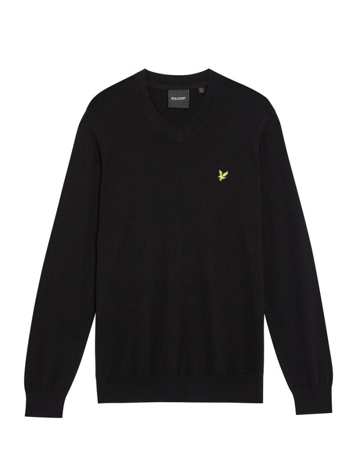 

Пуловер Lyle & Scott Strickpullover, черный