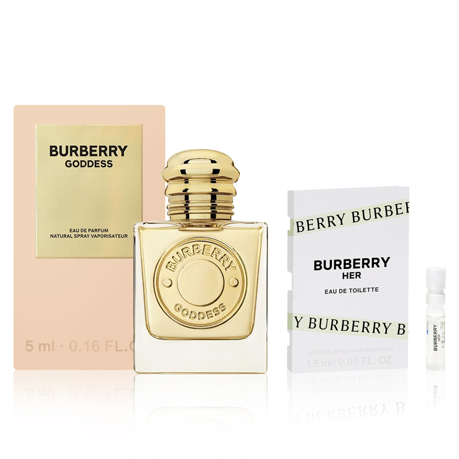 

Фруктово-цветочная туалетная вода богиня парфюмерии наборы пробников туалетной воды Burberry, Goddess Perfume 5M L+& Her Citrus Eau De Toilette 1.5ML