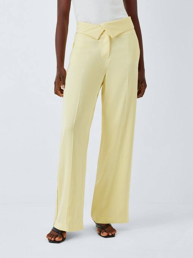 

Брюки Editions с боковой складкой John Lewis, Buttermilk