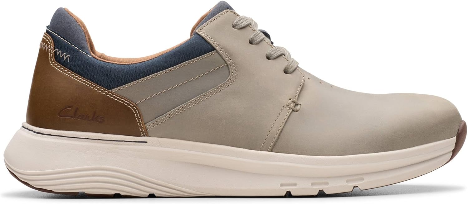 Мужские кроссовки Clarks Motion Trek, Taupe Combi Nubuck — фото 2