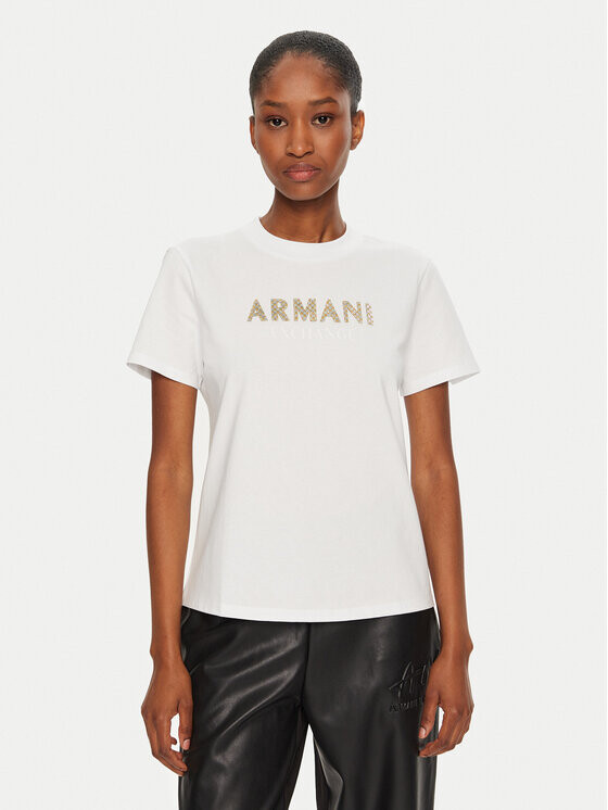 

Футболка стандартного кроя Armani Exchange, белый