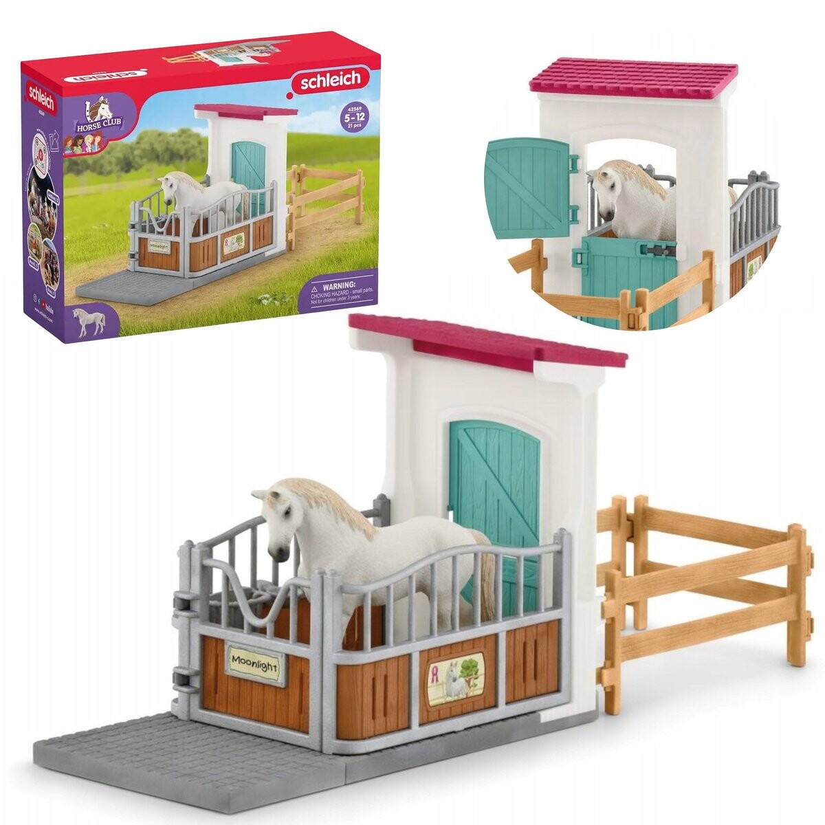 

SLH42569 Schleich Horse Club - Загон для лошадей, фигурки для детей 5+