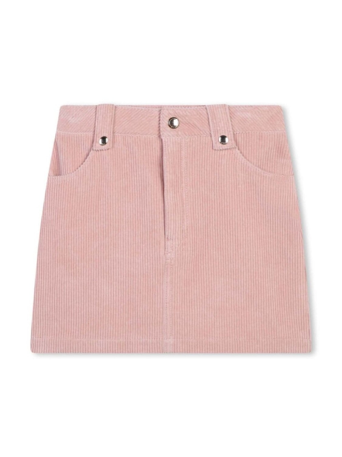 

Chloé Kids вельветовая юбка А-силуэта, розовый