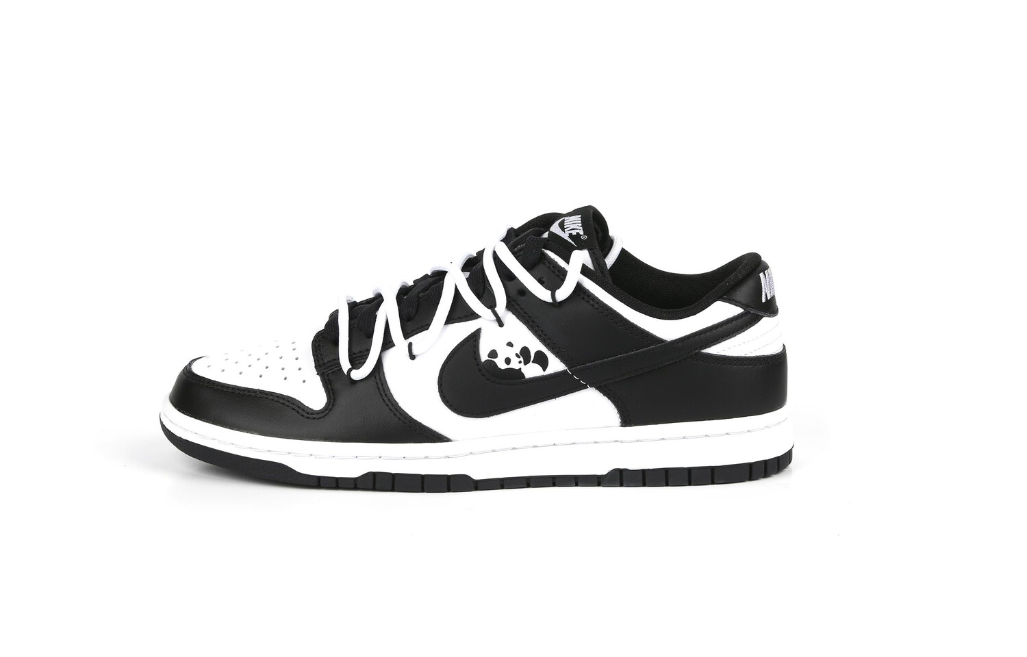 

Кроссовки для скейтбординга Dunk женские с низким верхом, черный/белый Nike