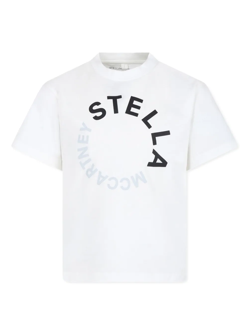 

Футболка из органического хлопка с логотипом Stella McCartney Kids, белый