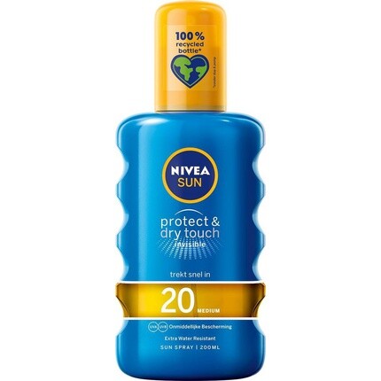 

Nivea Sun Sunscreen — Прозрачный солнцезащитный спрей для защиты и обновления — Spf 20 – 200 мл