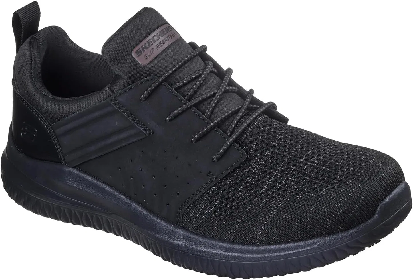 Мужские рабочие кроссовки Skechers Delson 3.0 Oteron 200291EC BLK, черные