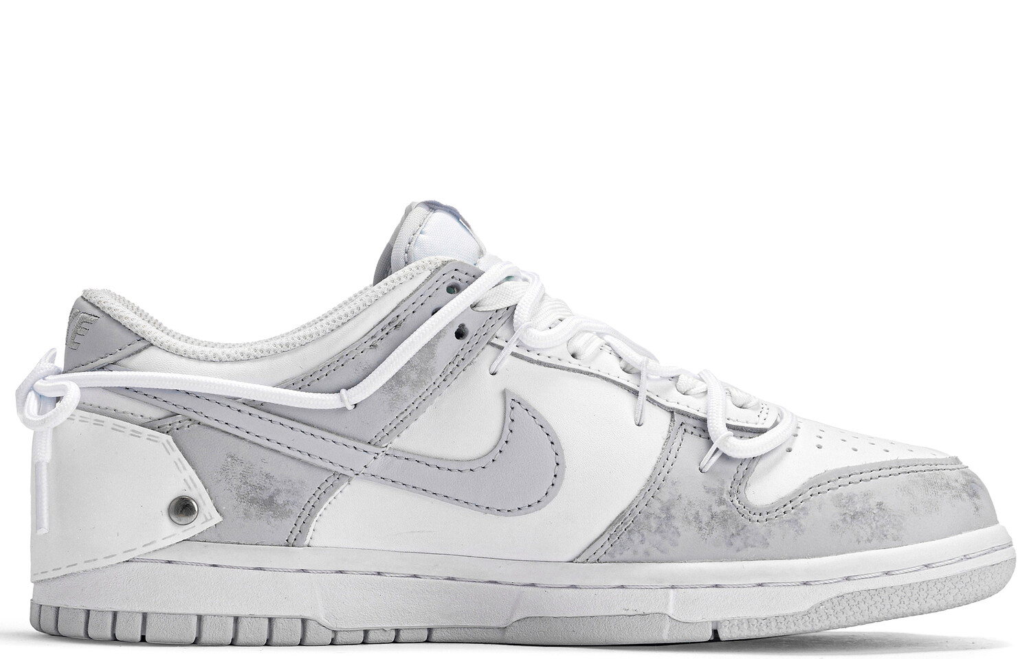 

Кроссовки Nike Dunk Skateboarding Shoes Women's Low-top Gray, светло-серый