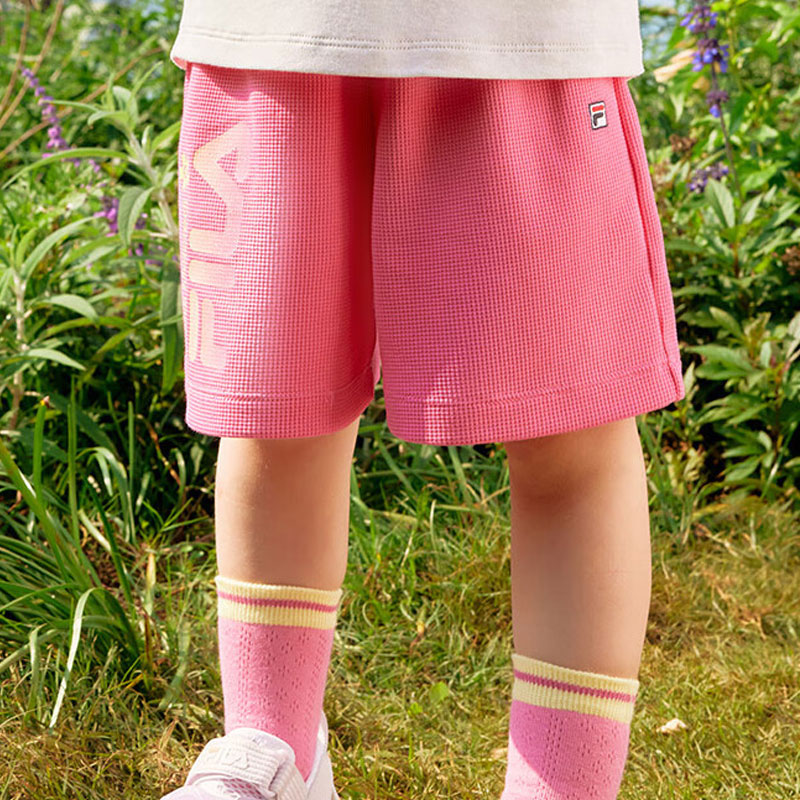 Детские шорты Fresh Pink FILA KIDS, розовый — фото 4