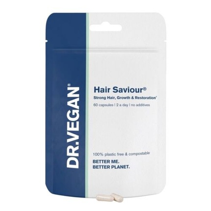 

Dr. Vegan Hair Savior Сильный рост и ограничение роста волос 60 капсул Dr Vegan