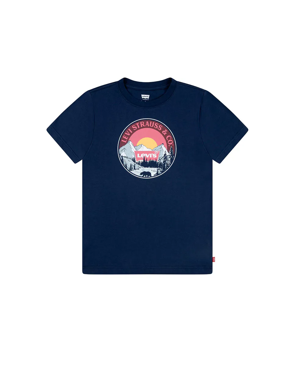 

Футболка для мальчиков Sunrise Over the Ridge Levi's, синий