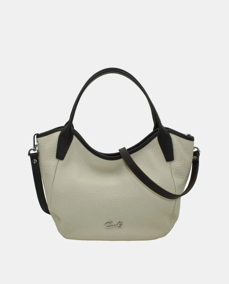 

Сумка-тоут из кожи монтго с молнией Cats, пастельно-розовый