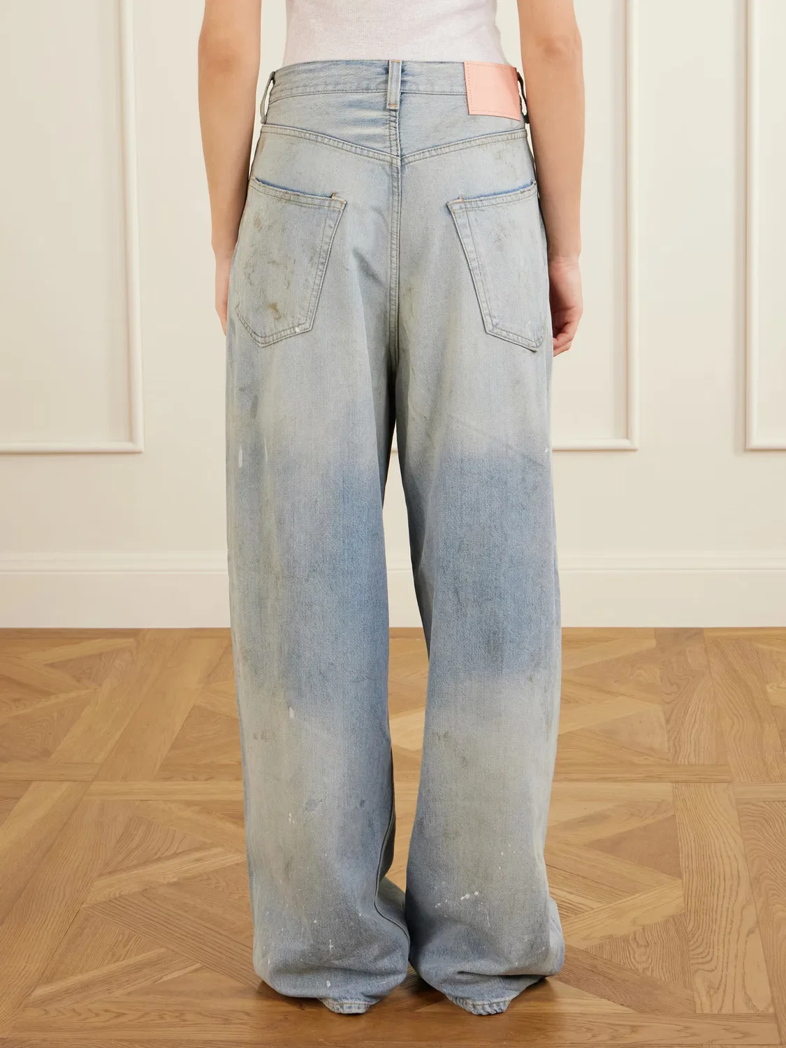 Джинсы прямого кроя Trafalgar 2023 года Acne Studios, светло-голубой — фото 4