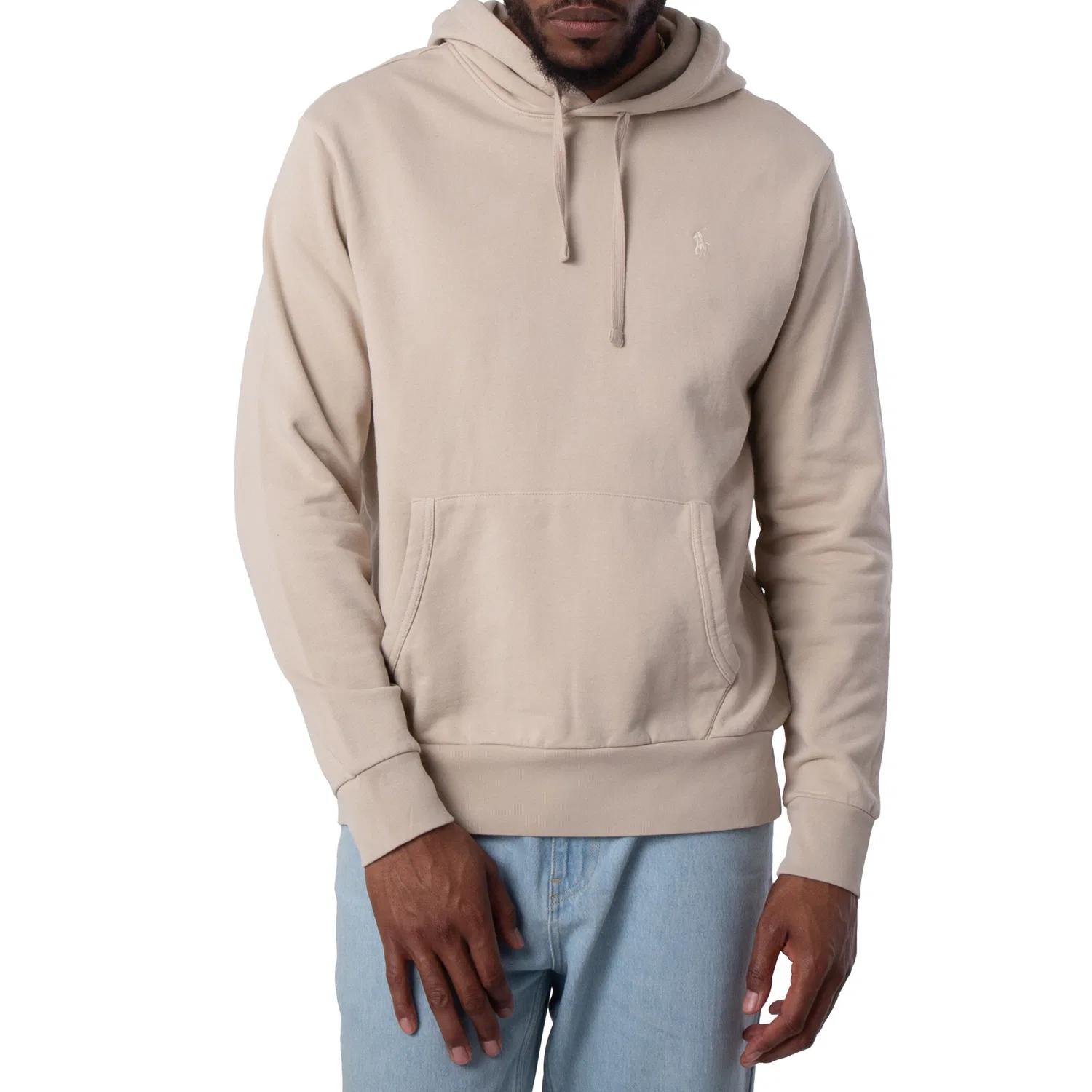 Худи из футера с капюшоном Loopback Fleece Hoodie Polo Ralph Lauren, Gray