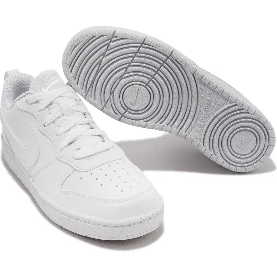 Кроссовки с плоской подошвой Nike Court Borough Low Recraft (Gs), Белый — фото 2