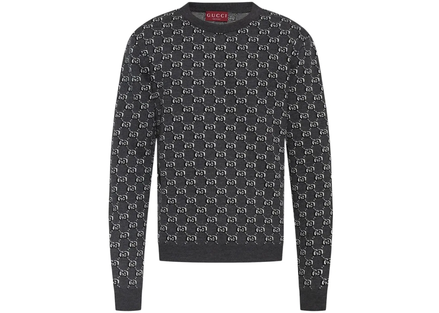 Мужской свитер с узором GG Gucci, Grey