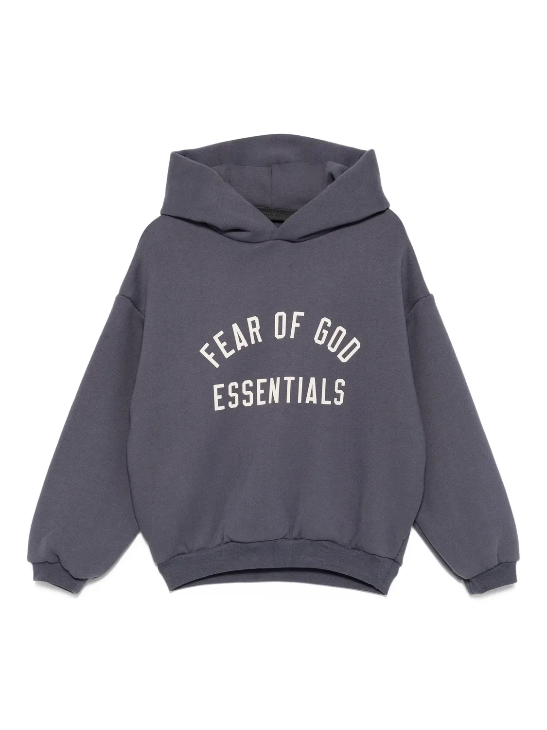 Толстовка с капюшоном темно-синяя Fear Of God, синий