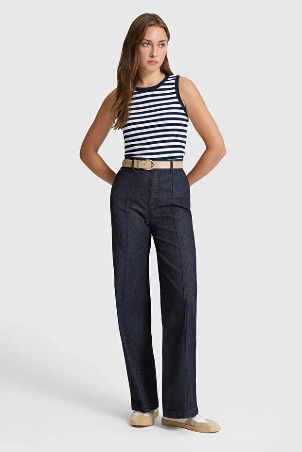 Женская футболка с округлым вырезом U.S. Polo Assn., Navy Blue — фото 4