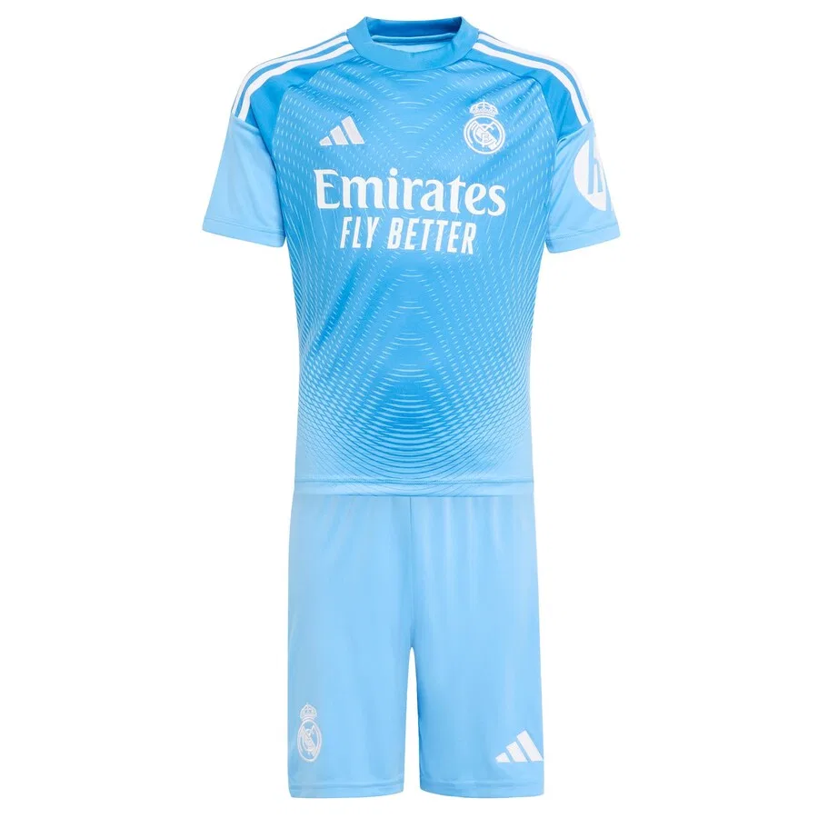 Спортивный костюм ADIDAS PERFORMANCE 'Real Madrid 25/26' небесно-голубого и светло-голубого цвета
