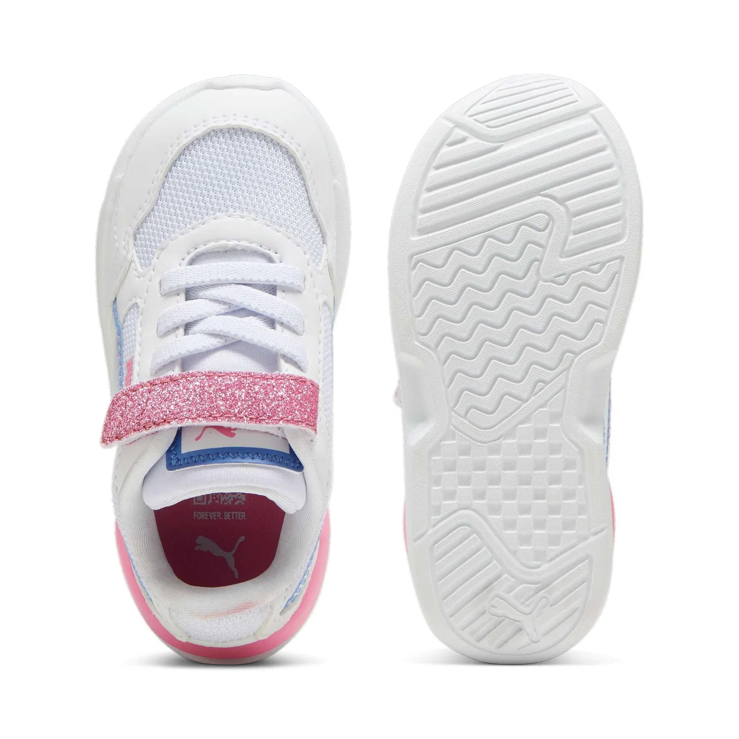 Детские кроссовки для девочек с принтом X-Ray Speed Lite Dee White PUMA, White — фото 4