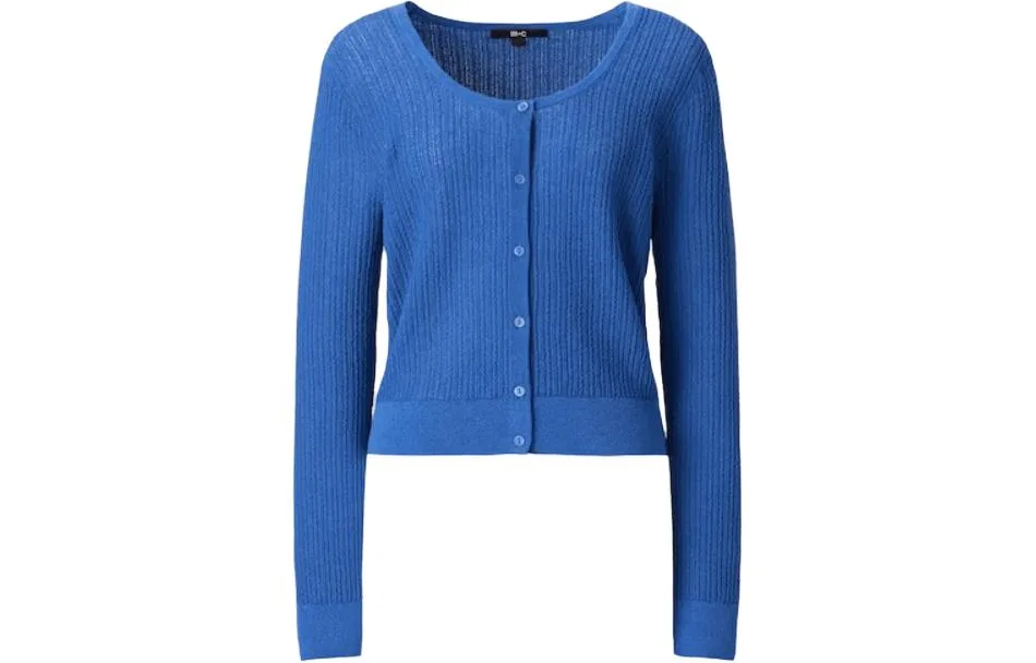 Женский джемпер с длинным рукавом UNIQLO, Blue
