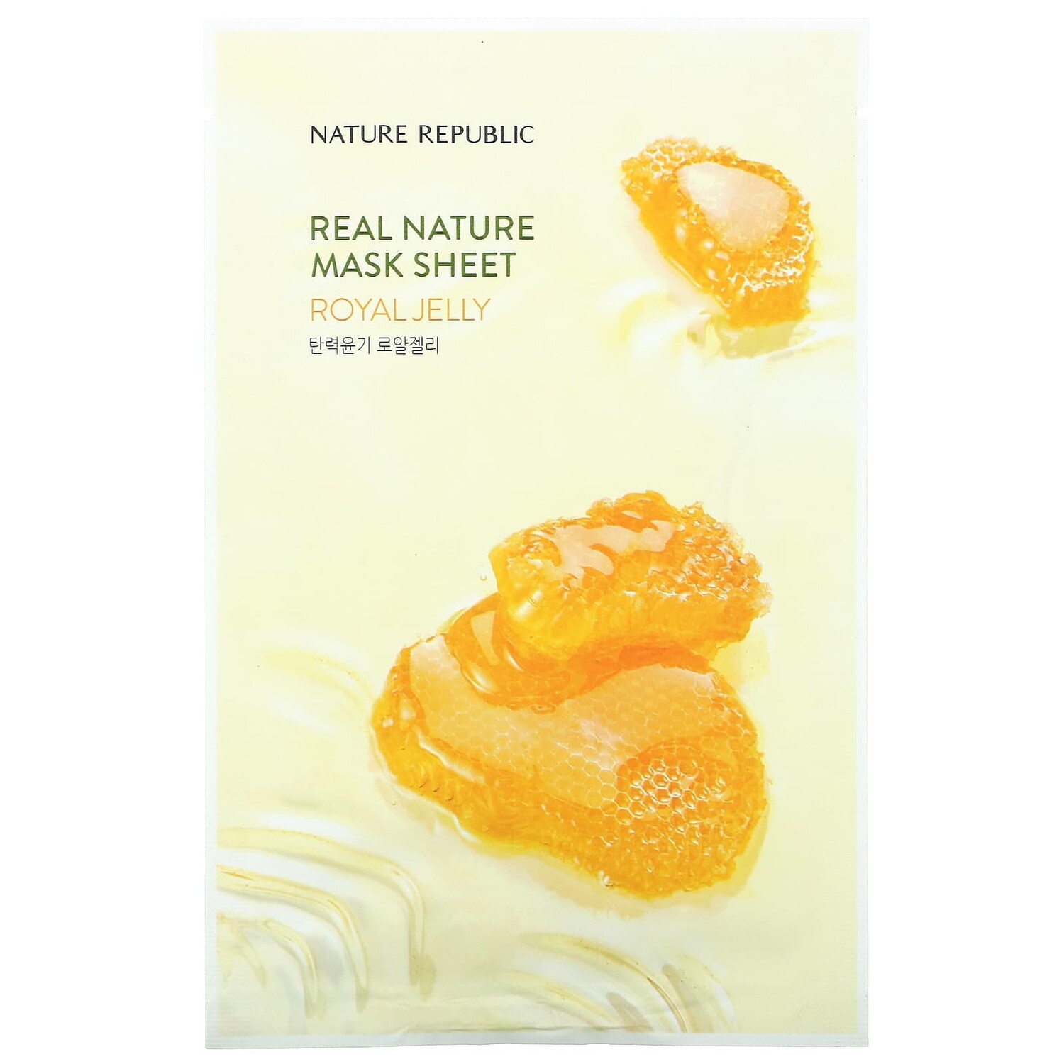 

Тканевая Маска Nature Republic Real Nature для красоты, маточное молочко, 23 мл