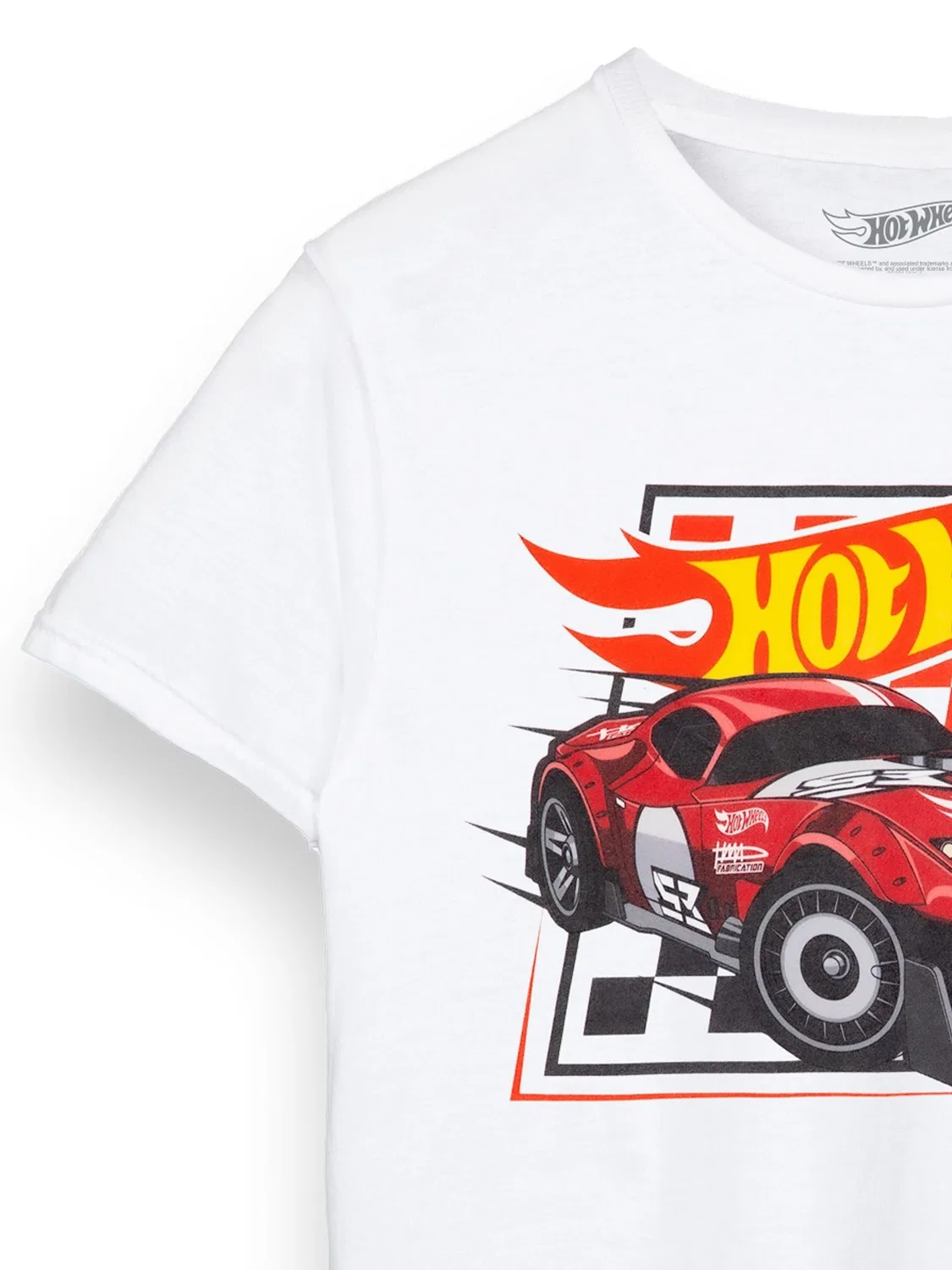 Футболка с шахматным принтом Hot Wheels Vanilla Underground, белый — фото 2
