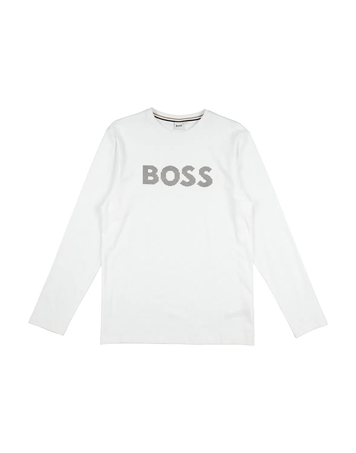 Детское джерси с длинным рукавом Boss, белый