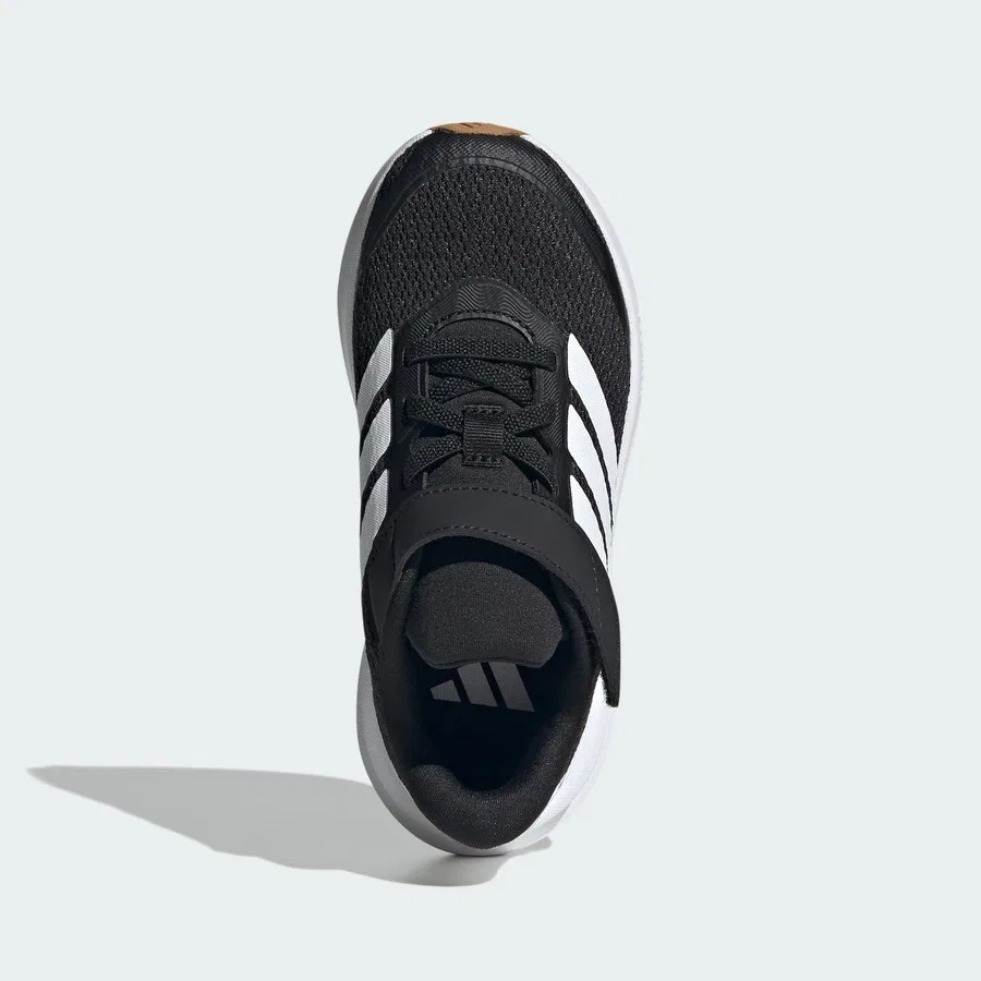 Детские спортивные кроссовки с закрытой пяткой Runfalcon 6 adidas, Черно-белый — фото 4