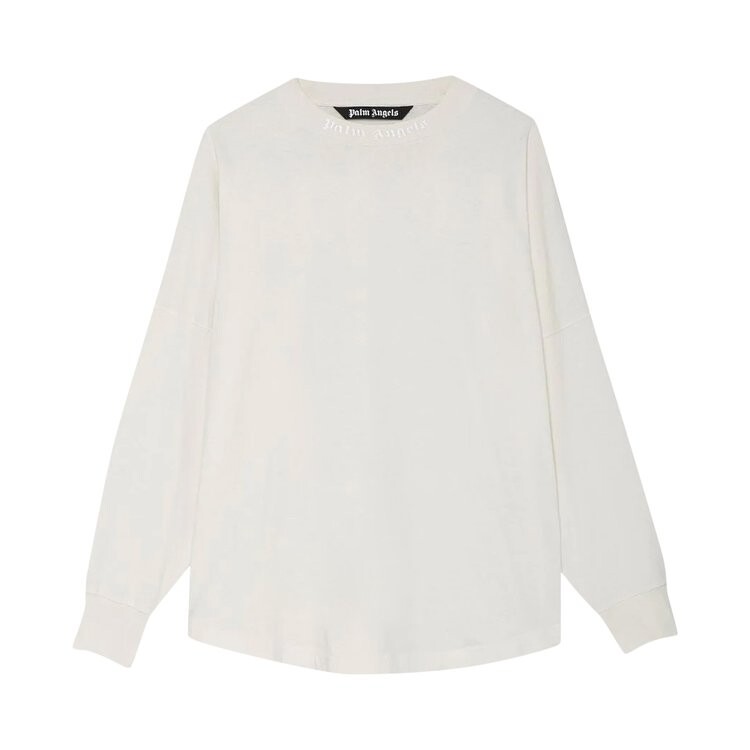 

Лонгслив Palm Angels GD Classic Logo Over Long-Sleeve Tee 'Off White', белый