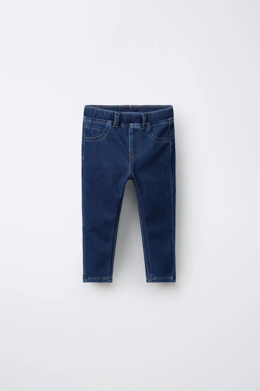 Джинсовые леггинсы ZARA, Mid-blue