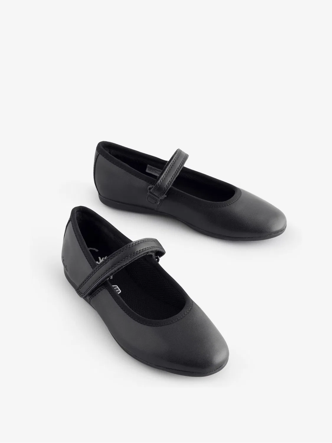 Туфли Clarks Мэри Джейн Dance Wish K, черная кожа, для девочек — фото 2