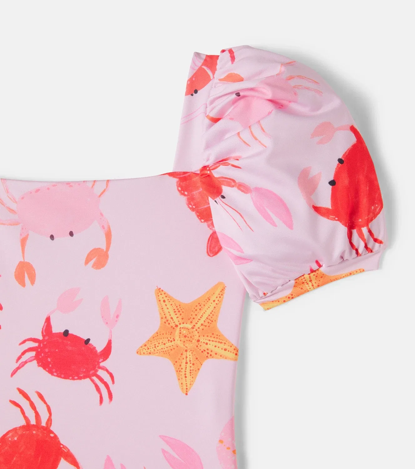 Раздельный купальник с принтом Crustaceos Rosado Pepita&Me, розовый — фото 3