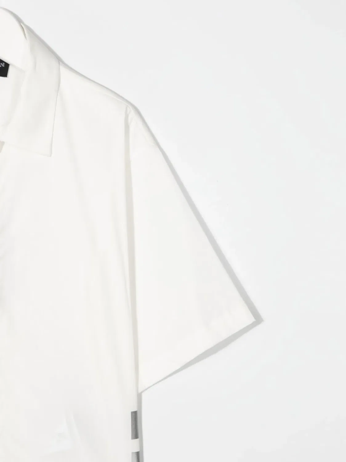 Рубашка с логотипом и коротким рукавом Emporio Armani, белый — фото 2