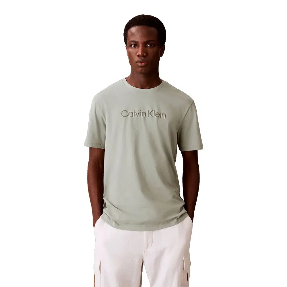Футболка с коротким рукавом Graphic Calvin Klein, бежевый