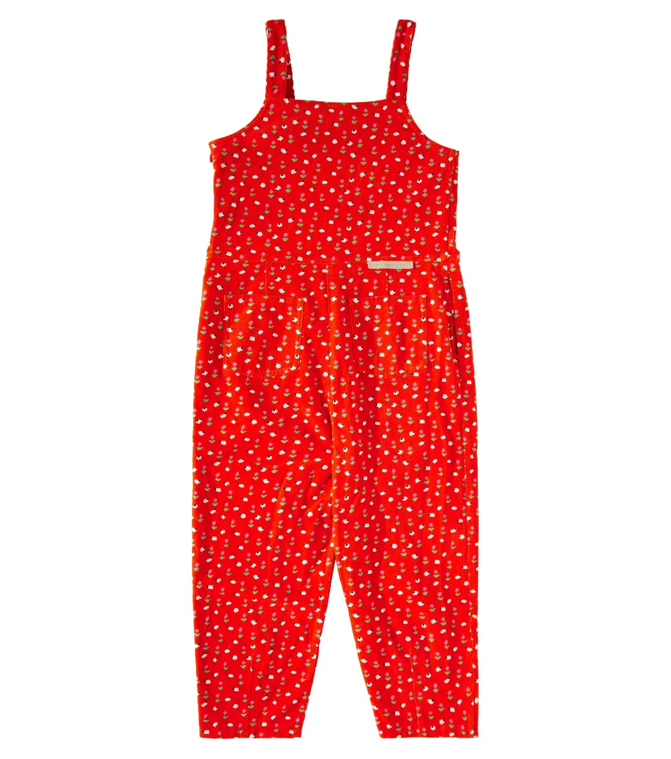 Комбинезон хлопковый Stella Mccartney Kids, красный — фото 3