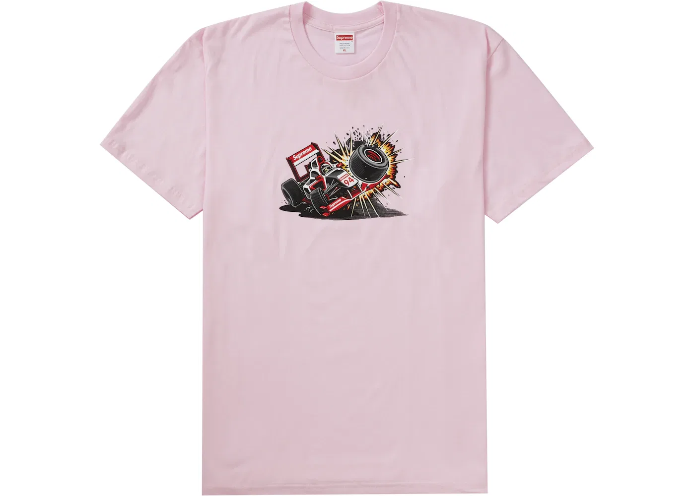 Мужская футболка с принтом Supreme Tee (FW21), Light Pink
