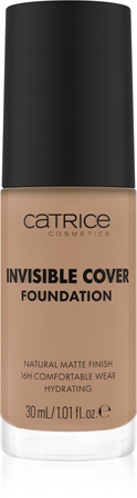 

Жидкая основа с матовым покрытием Catrice Invisible Cover Foundation, 032W 30 ml